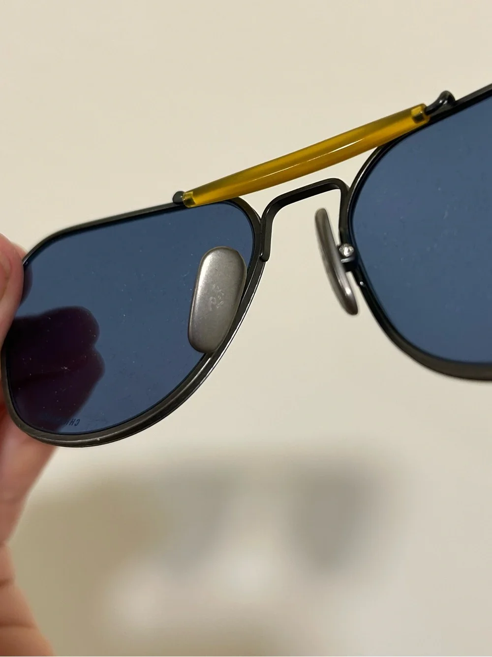 Ray-Ban Polarized Aviator RB8064 Titanium Blue Classic Sunglasses